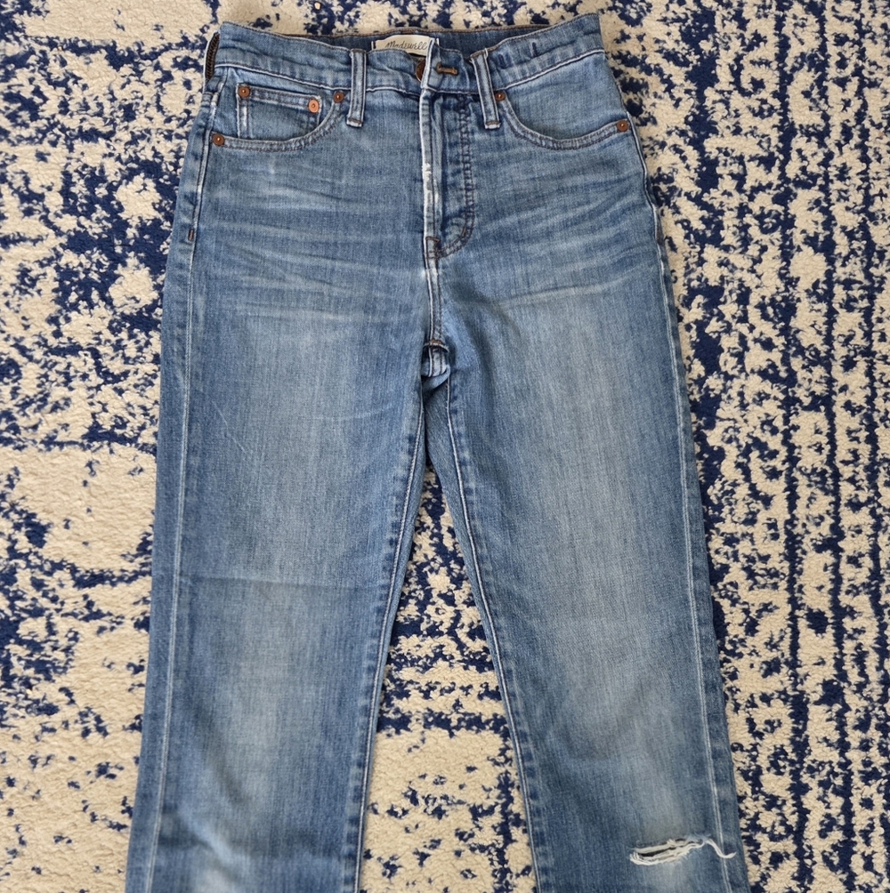Madewell Women's Skinny Jeans in Light Blue - Picture 1 of 11